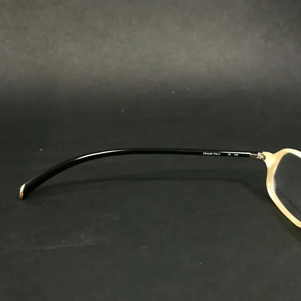 Donna Karan 8814 729 Eyeglasses Frames Ivory Black Rectangular 42-20-135